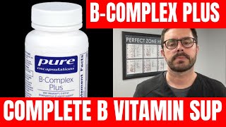 Pure Encapsulations BComplex Plus Review  Vitamin B Supplement Benefits  Energy amp Cardiovascular [upl. by Lawtun]