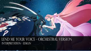 Lend me your voice  Belle Orchestral Version  Instrumental [upl. by Jamil]