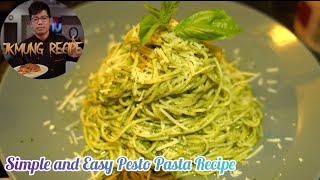 Simple and Easy Pesto Pasta Recipe [upl. by Ormsby656]