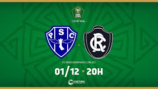 AO VIVO  Paysandu x Remo  Copa Verde 2021 [upl. by Eelinej]