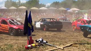 Comber Fair demolition derby [upl. by Dnomrej]