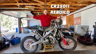 REBUILDING My 2003 CR250 2STROKE [upl. by Erika81]