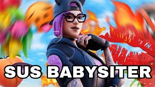 Fortnite Roleplay THE SUS BABYSITTER 🍑🍆 She Had a GYATTT A Fortnite Short Film 1 PS5 [upl. by Sassan]