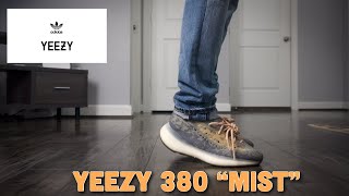 Adidas Yeezy Boost 380 Mist On Foot ReviewSizing Info [upl. by Anirtep]