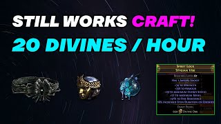 POE 321 Belt CRAFT for Profit Many Divines in One Hour Path of Exile [upl. by Daren]