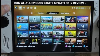 Rog Ally Armoury Crate SE v15 Update Review  Major Update Now Available  AFMF Added to it  More [upl. by Aiasi]