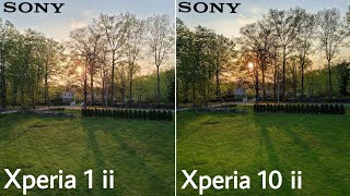 Sony Xperia 1 II VS Sony Xperia 10 II Camera Test Comparison [upl. by Jeniece212]