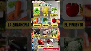 ¡Vamos a aprender vocabulario de las verduras en español 🥦🍅 [upl. by Aynod]