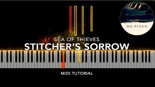 Stitcher’s Sorrow  Sea of Thieves Piano Tutorial  Sheet Music [upl. by Beryle]