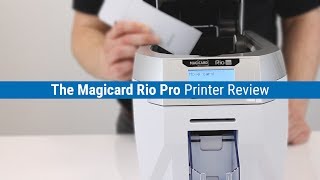 Magicard Rio Pro ID Card Printer Review InDepth Review  Rating [upl. by Yesllek]