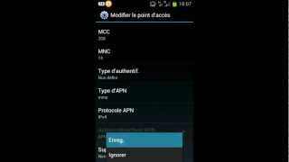 TUTO APN Free Mobile sous Android [upl. by Drofnats]