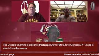 The Osceolas Seminole Sidelines Postgame Show First Impressions of FSU vs Clemson [upl. by Las]