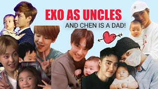 EXO as Uncles and Chen is a Dad Part 1 [upl. by Modeerf]