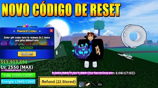 NOVOS CÓDIGOS DE RESET  28 CÓDIGOS DE EXP BELI E RESET DO BLOX FRUITS  blox fruit codes [upl. by Thekla524]