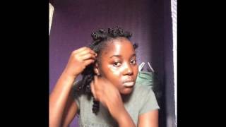 Boucler ses cheveux sans chaleur  Bantu knot out [upl. by Avle626]