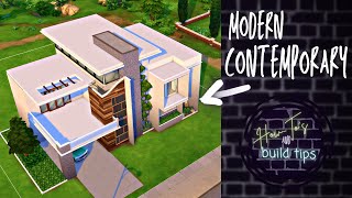 How to Build a Modern Contemporary Roof  Sims 4 Roofing Tutorial [upl. by Ahoufe]