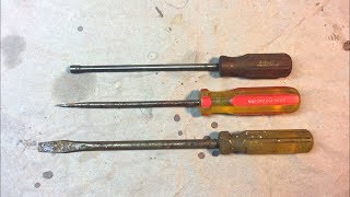 Restoration of Acetate Handled Screwdrivers [upl. by Nahtnanhoj28]