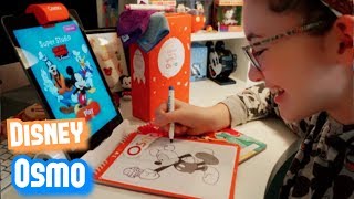 Osmo Super Studio Mickey and Friends amp Disney Princesses Drawings for iPad ReviewUnboxing [upl. by Madda]