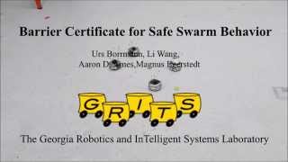 Control Barrier Certificates for Safe Swarm Behavior [upl. by Kiel]