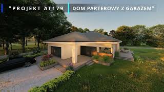 PROJEKT DOMU PARTEROWEGO  AT179 [upl. by Derraj]