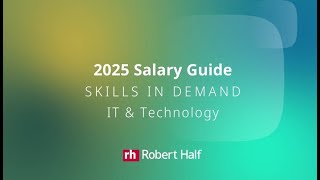 2025 skills in demand IT and technology [upl. by Det957]