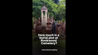 How much is a burial plot at Rookwood Cemetery 🌿 [upl. by Aramenta87]