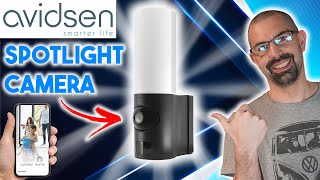 Avidsen Spotlight caméra  Une caméra dextérieure avec une lumière [upl. by Ekaj]