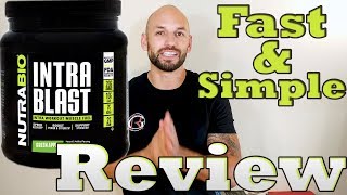 Nutrabio Intra Blast  Advanced IntraWorkout Amino Acid Supplement Review [upl. by Ernaline]