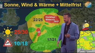 Es wird friedlicher Hochdruck mit Sonne starkem Ostwind amp Wärme MittelfristTrend bis Oktober [upl. by Wagstaff]