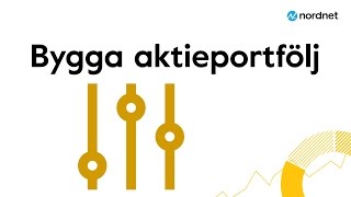 Så Bygger du din Aktieportfölj [upl. by Oira]