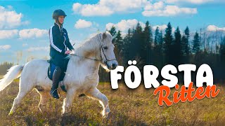 Rider ut första gången [upl. by Yentihw]