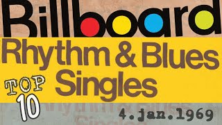 Top 10 RampB Singles  Billboard jan041969 [upl. by Rbma]