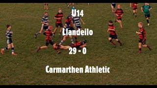 U14s  CUP MATCH  Llandeilo 29  0 Carmarthen Athletic 281121 [upl. by Hadley]