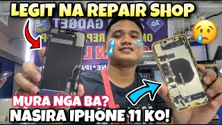 LEGIT REPAIR SHOP  NASIRA YUNG IPHONE 11 KO at MURA LANG PINAGAWA sa GREENHILLS [upl. by Tarabar]