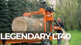 40 Years of the Legendary WoodMizer LT40 Sawmill  WoodMizer Europe [upl. by Martinelli]