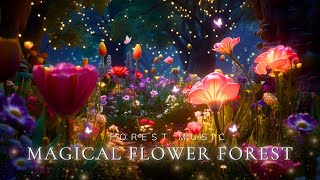 Magical Forest Music  Beautiful Flower Forest Space  Relax Rest amp Enjoy a Good Nights Sleep 😴 [upl. by Schonfeld]