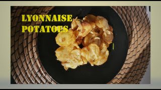 How to make Lyonnaise potatoes deep fried thin potatoes [upl. by Lemak963]