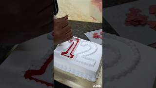 Letter cake design shortsfeed short ytshorts youtube [upl. by Stearns]