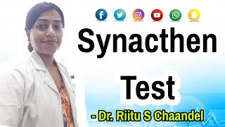 Synacthen test ACTH stimulation test [upl. by Sueaddaht]