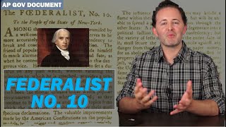 Federalist No 10 AP Gov [upl. by Payton]