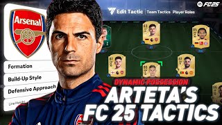 MASTERING MIKEL ARTETAS ARSENAL TACTICS IN FC 25 [upl. by Sicard969]