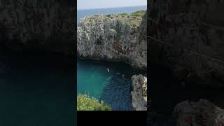 Fiordo del Ciolo  Short fiordo spiaggia salento puglia mare adriatico italia italy [upl. by Takashi425]