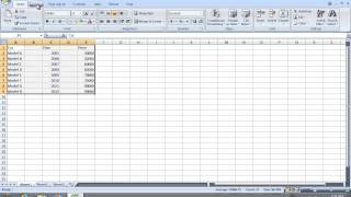 How to Create Excel 2007 Chart with 2 Y axis or X axis [upl. by Sheeran]