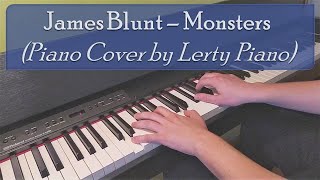 James Blunt  Monsters Piano Cover by Lerty [upl. by Sartin]