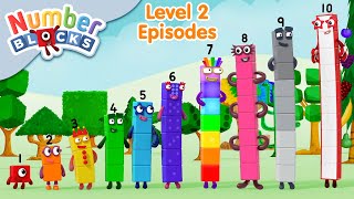 Numberblocks  Orange Level Two Episodes 🟠  Full Episodes [upl. by Swanson]