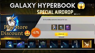 SPECIALAIRDROPGALAXYHYPERBOOKPLAYSTOREDISCOUNTCARDVOUCHER🤩🤩 freefire specialairdrop [upl. by Ainehta53]