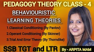 Pedagogy Theory By Arpita mam  LTR SSB TGT RHT Osstet Otet CTET learning theory [upl. by Naujahs247]