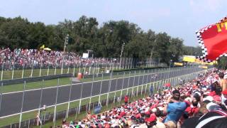 Sebastian Vettel  Monza 2011 Parabolica  Blown diffuser sound [upl. by Ylhsa]