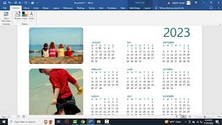 how to change the date on a calendar template in word [upl. by Morgenthaler424]