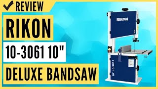 Rikon 103061 10quot Deluxe Bandsaw Review [upl. by Chura]